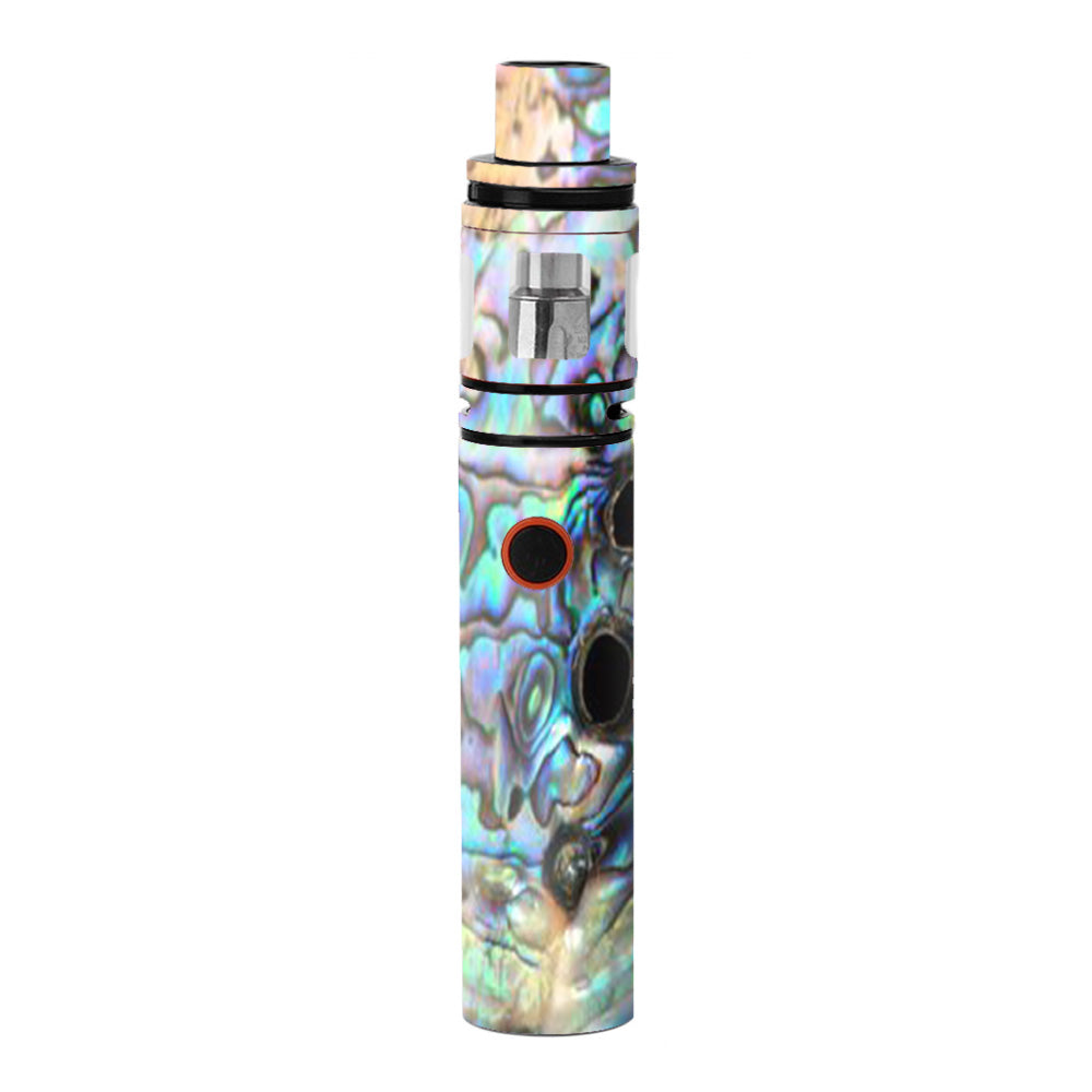  Abalone Swirl Shell Design Blue Smok Stick V8 Skin