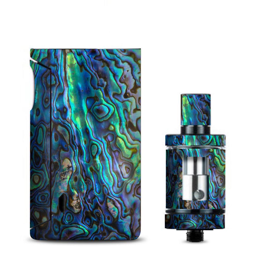  Abalone Shell Green Swirl Blue Gold Vaporesso Drizzle Fit Skin