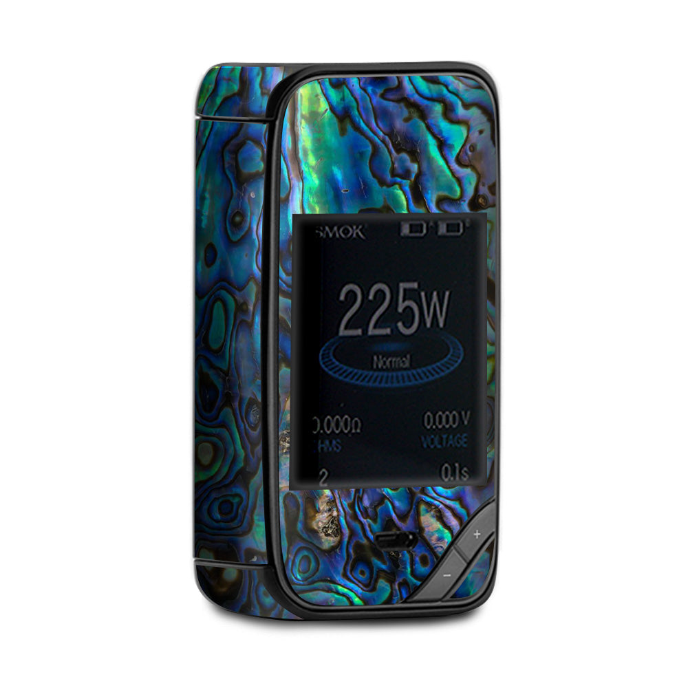  Abalone Shell Green Swirl Blue Gold X-Priv Smok Skin