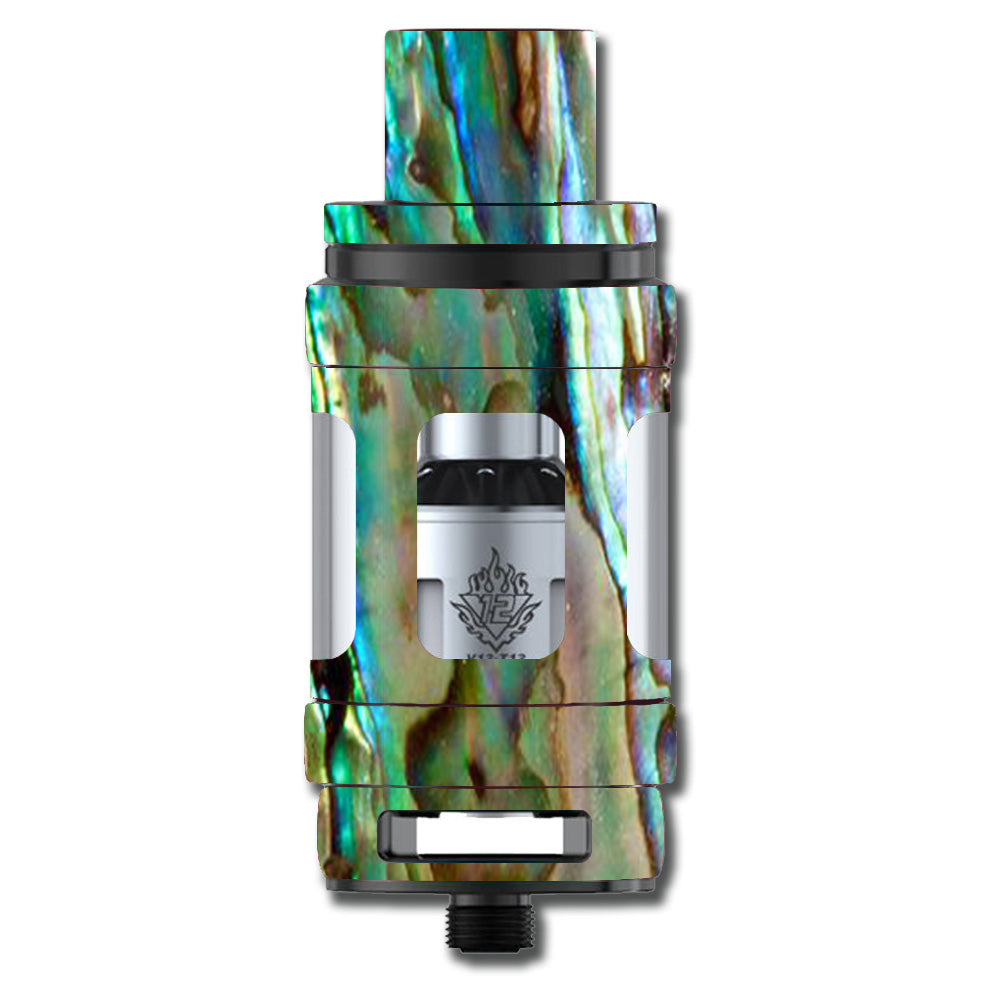  Abalone Sea Shell Gold Blues Beautiful Smok TFV12 Tank Skin