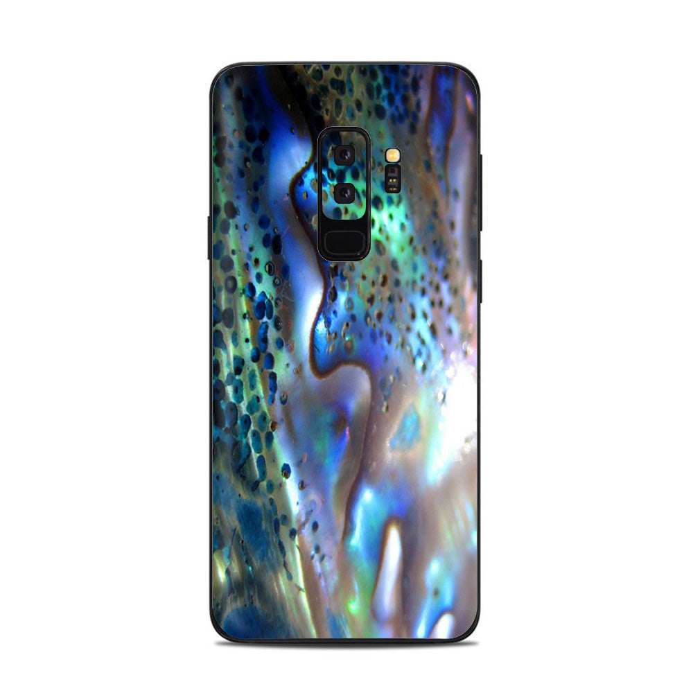  Abalone Pearl Sea Shell Green Blue Samsung Galaxy S9 Plus Skin