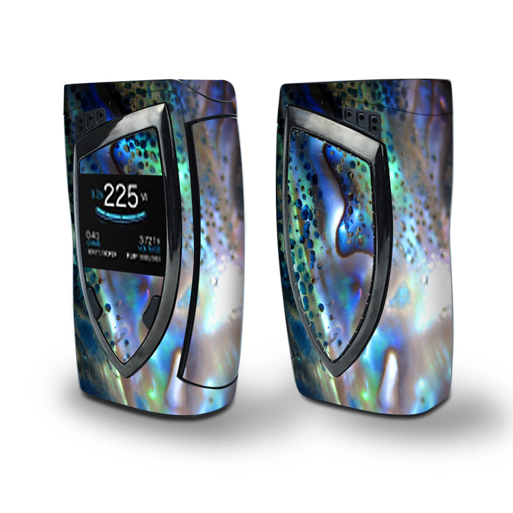 Skin Decal Vinyl Wrap for Smok Devilkin Kit 225w (includes TFV12 Prince Tank Skins) Vape Skins Stickers Cover / Abalone Pearl Sea Shell Green Blue