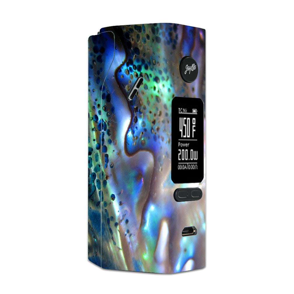  Abalone Pearl Sea Shell Green Blue Wismec Reuleaux RX 2/3 combo kit Skin