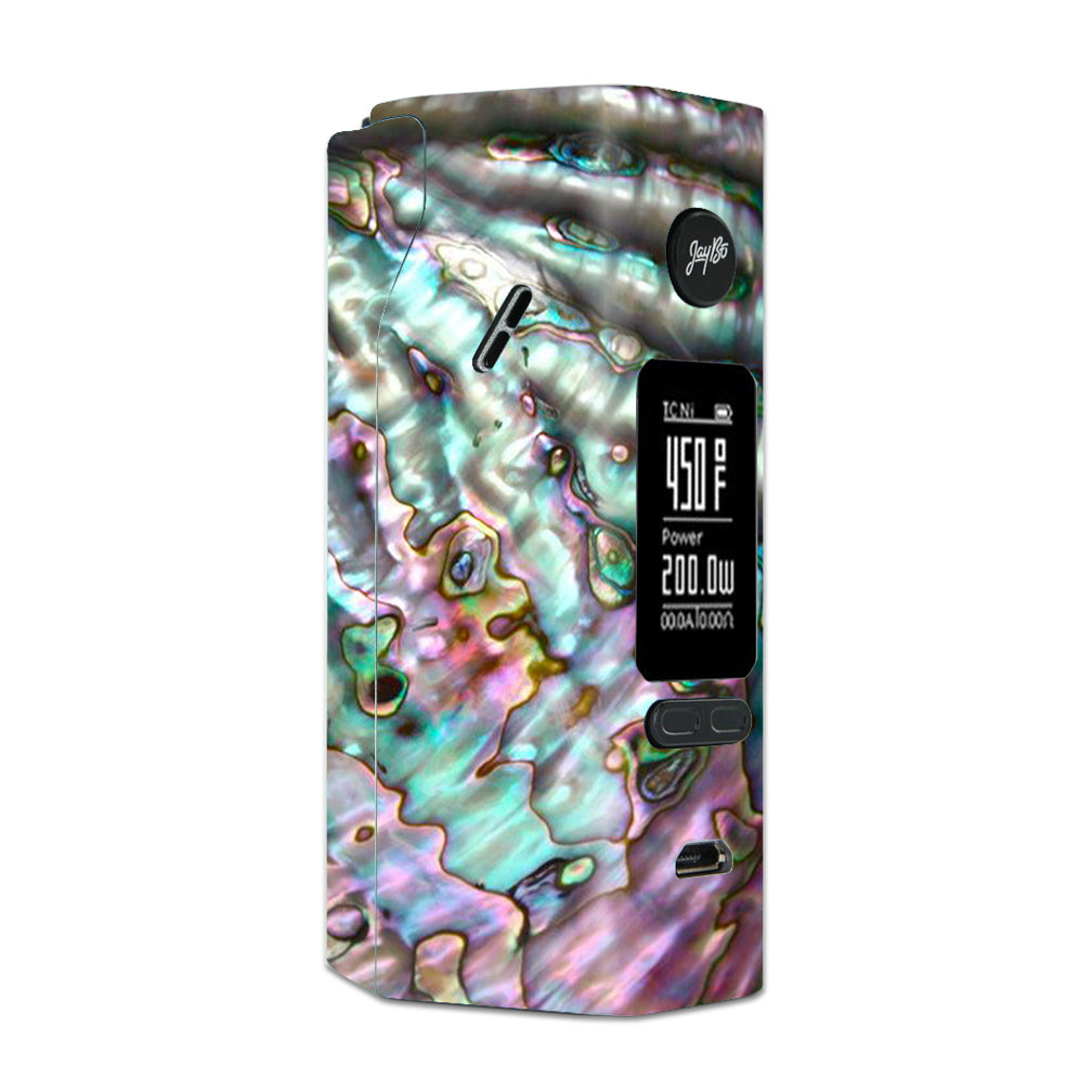  Abalone Pink Green Purple Sea Shell Wismec Reuleaux RX 2/3 combo kit Skin