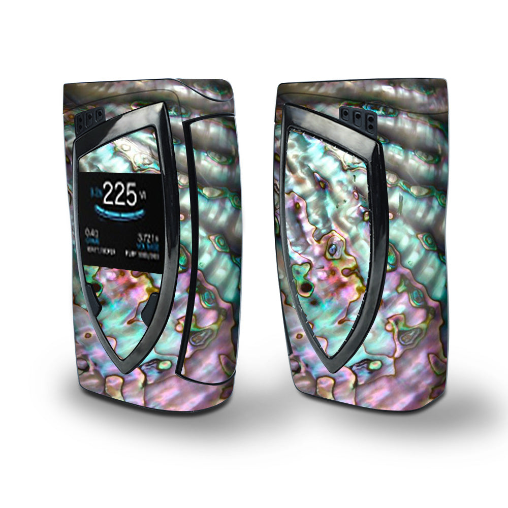 Skin Decal Vinyl Wrap for Smok Devilkin Kit 225w (includes TFV12 Prince Tank Skins) Vape Skins Stickers Cover / Abalone Pink Green Purple Sea Shell 