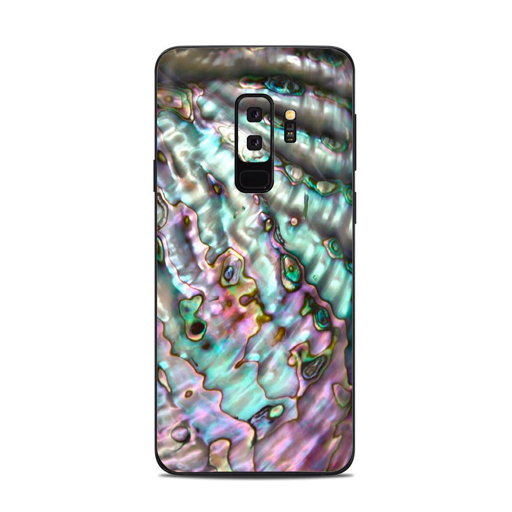  Abalone Pink Green Purple Sea Shell  Samsung Galaxy S9 Plus Skin