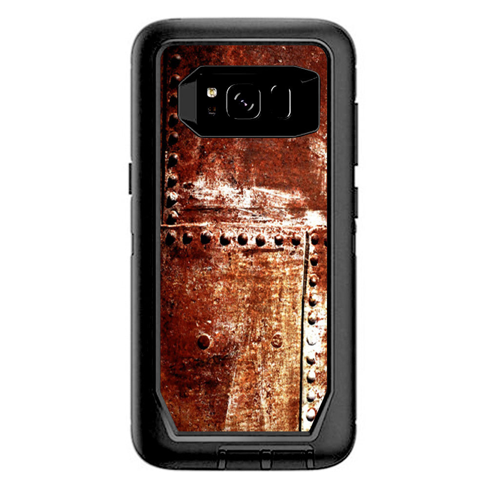  Rusted Metal Panels Rivets Rust Otterbox Defender Samsung Galaxy S8 Skin