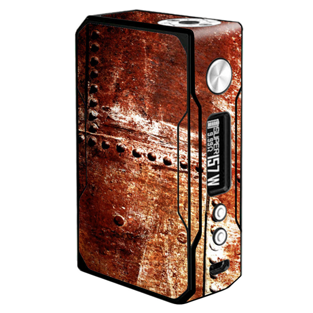  Rusted Metal Panels Rivets Rust Voopoo Drag 157w Skin