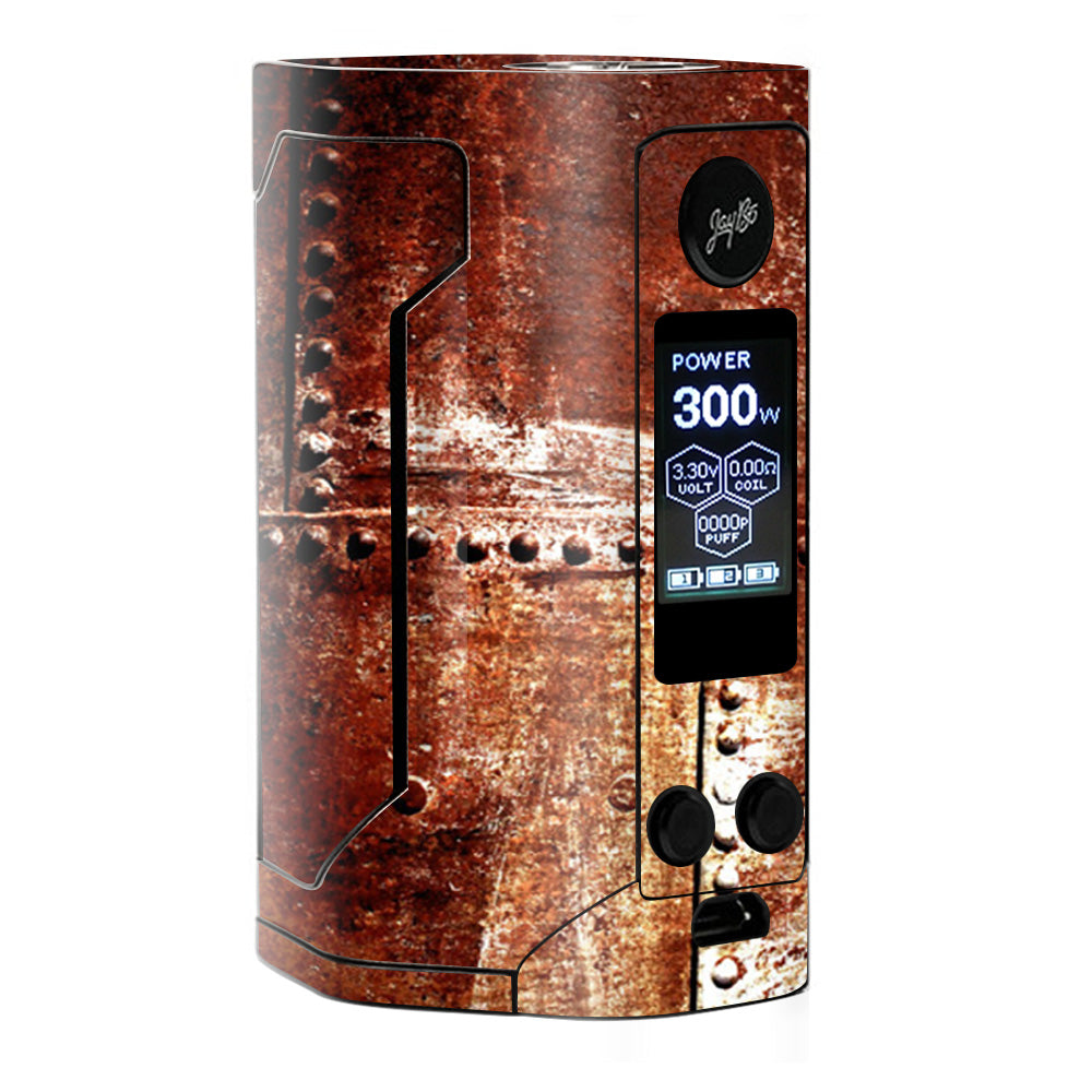  Rusted Metal Panels Rivets Rust Wismec RX Gen 3 Skin