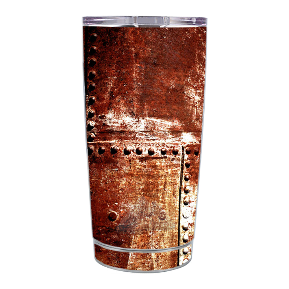  Rusted Metal Panels Rivets Rust Ozark Trail 20oz Tumbler Skin