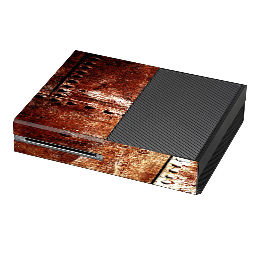 Rusted Metal Panels Rivets Rust Microsoft Xbox One Skin