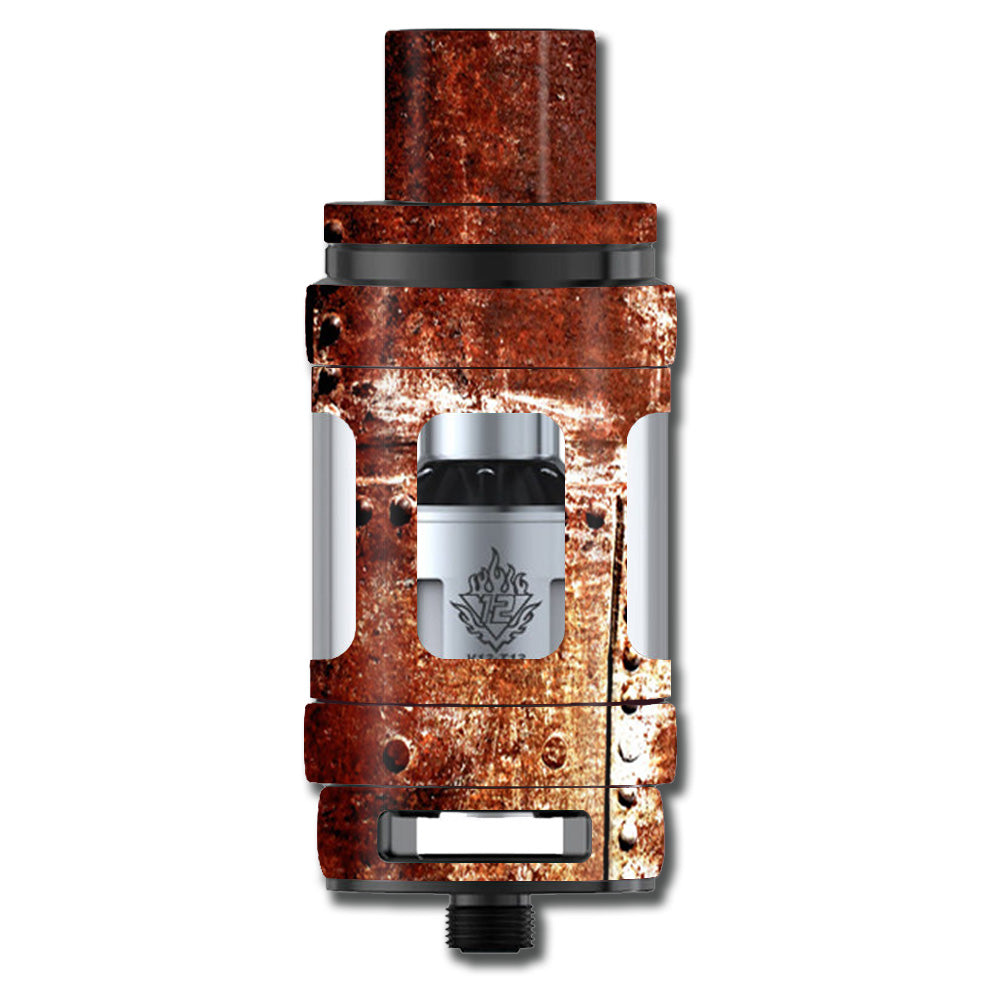  Rusted Metal Panels Rivets Rust Smok TFV12 Tank Skin