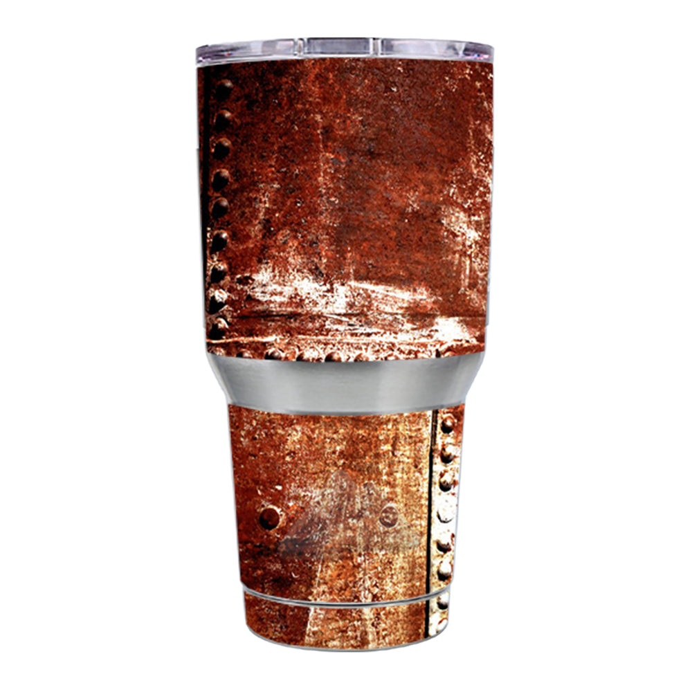  Rusted Metal Panels Rivets Rust Ozark Trail 30oz Tumbler Skin