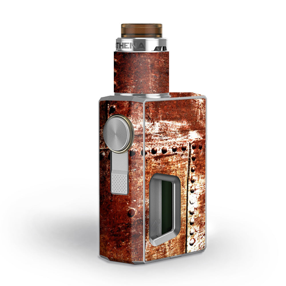  Rusted Metal Panels Rivets Rust Geekvape Athena Squonk Skin