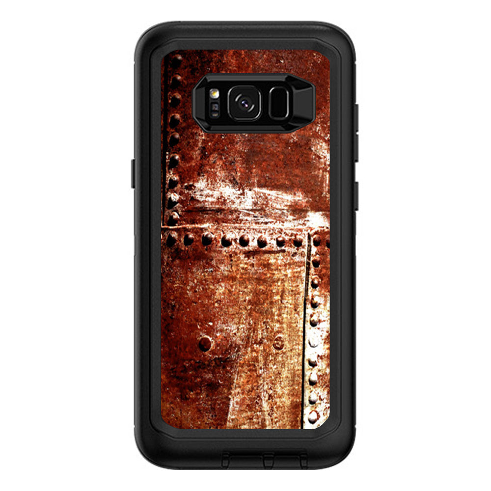 Rusted Metal Panels Rivets Rust Otterbox Defender Samsung Galaxy S8 Plus Skin