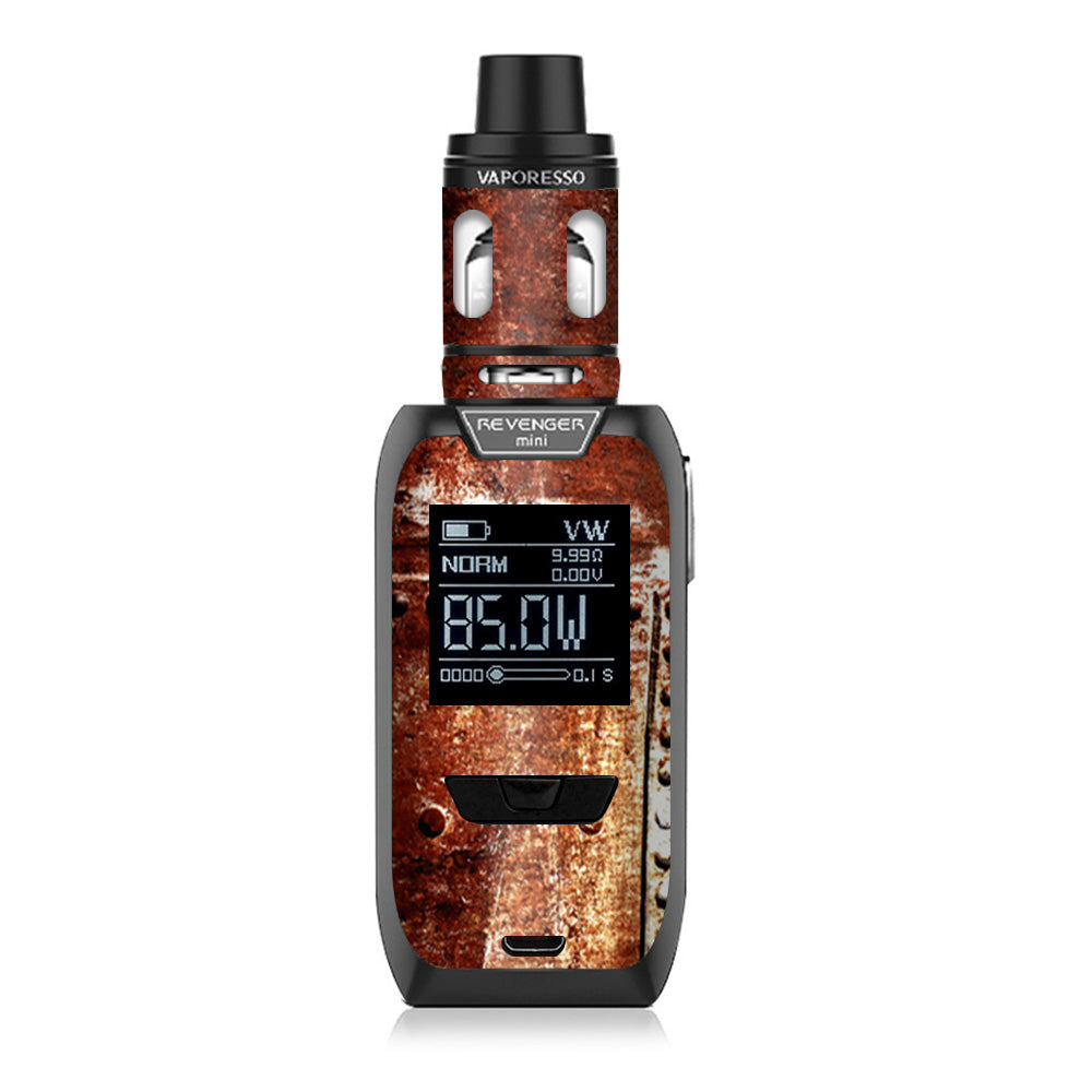  Rusted Metal Panels Rivets Rust Vaporesso Revenger Mini 85w Skin
