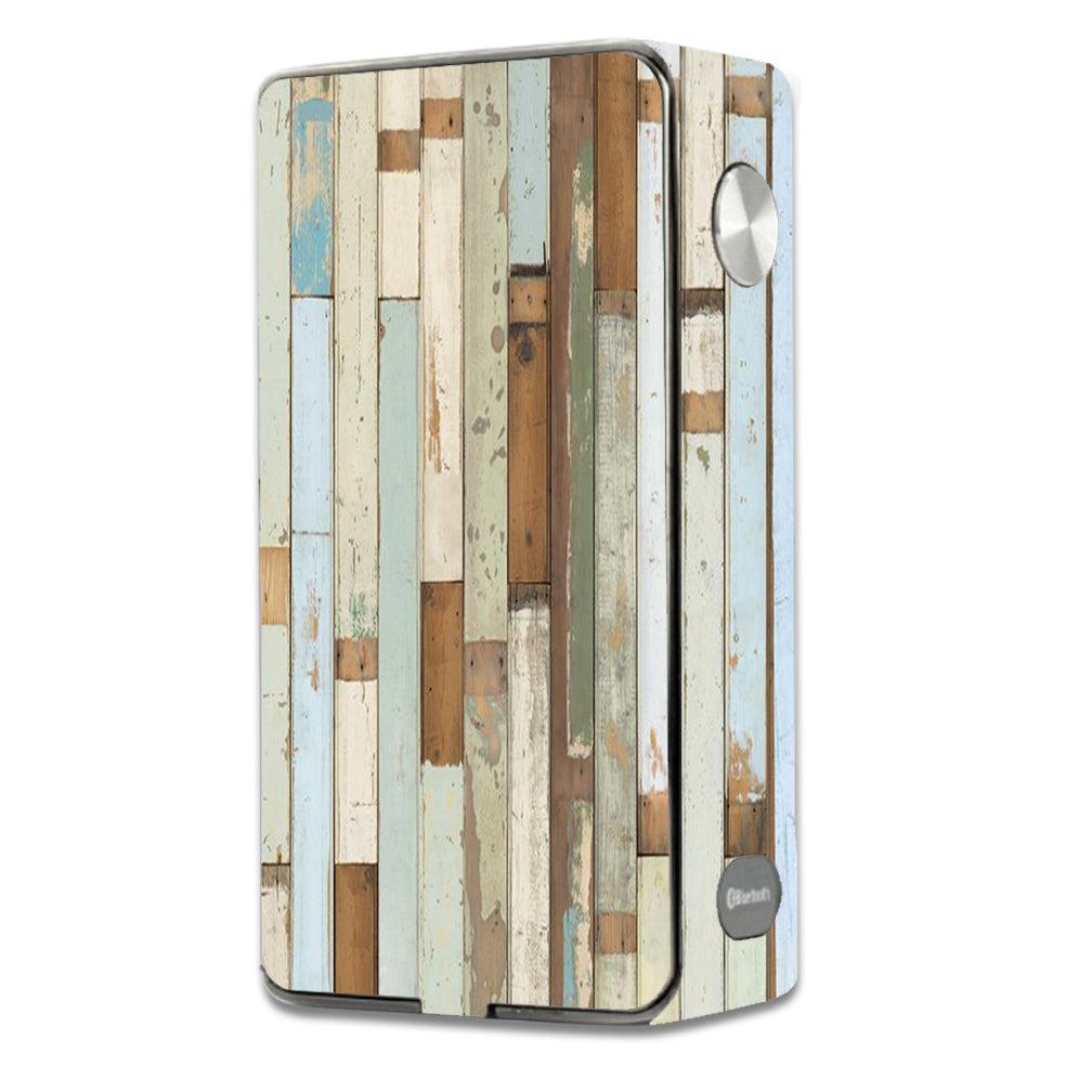  Beach Wood Panels Teal White Wash Laisimo L3 Touch Screen Skin
