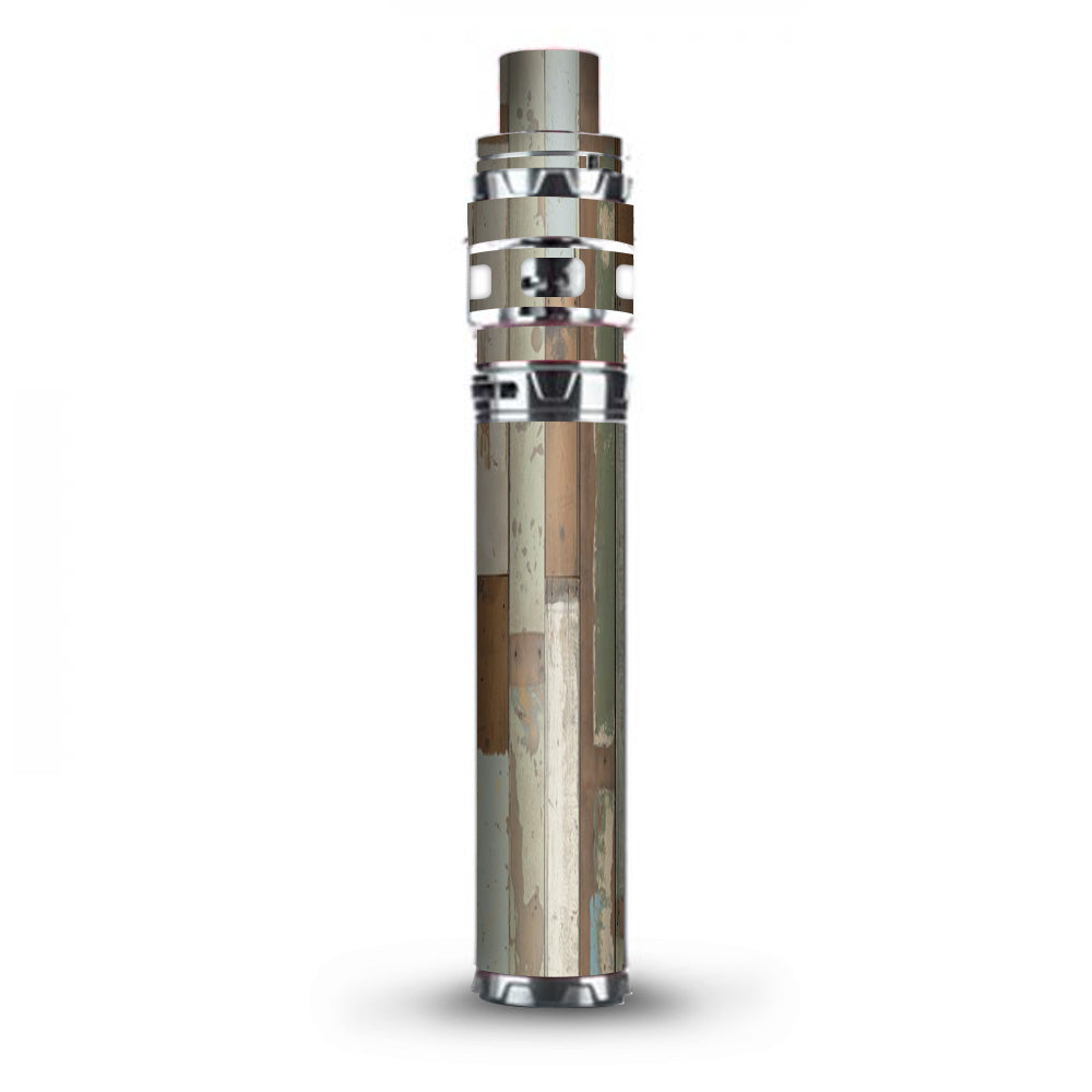  Beach Wood Panels Teal White Wash Stick Prince TFV12 Smok Skin