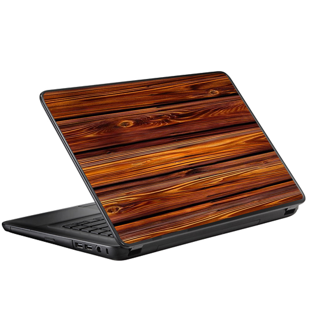  Red Deep Mahogany Wood Pattern Universal 13 to 16 inch wide laptop Skin