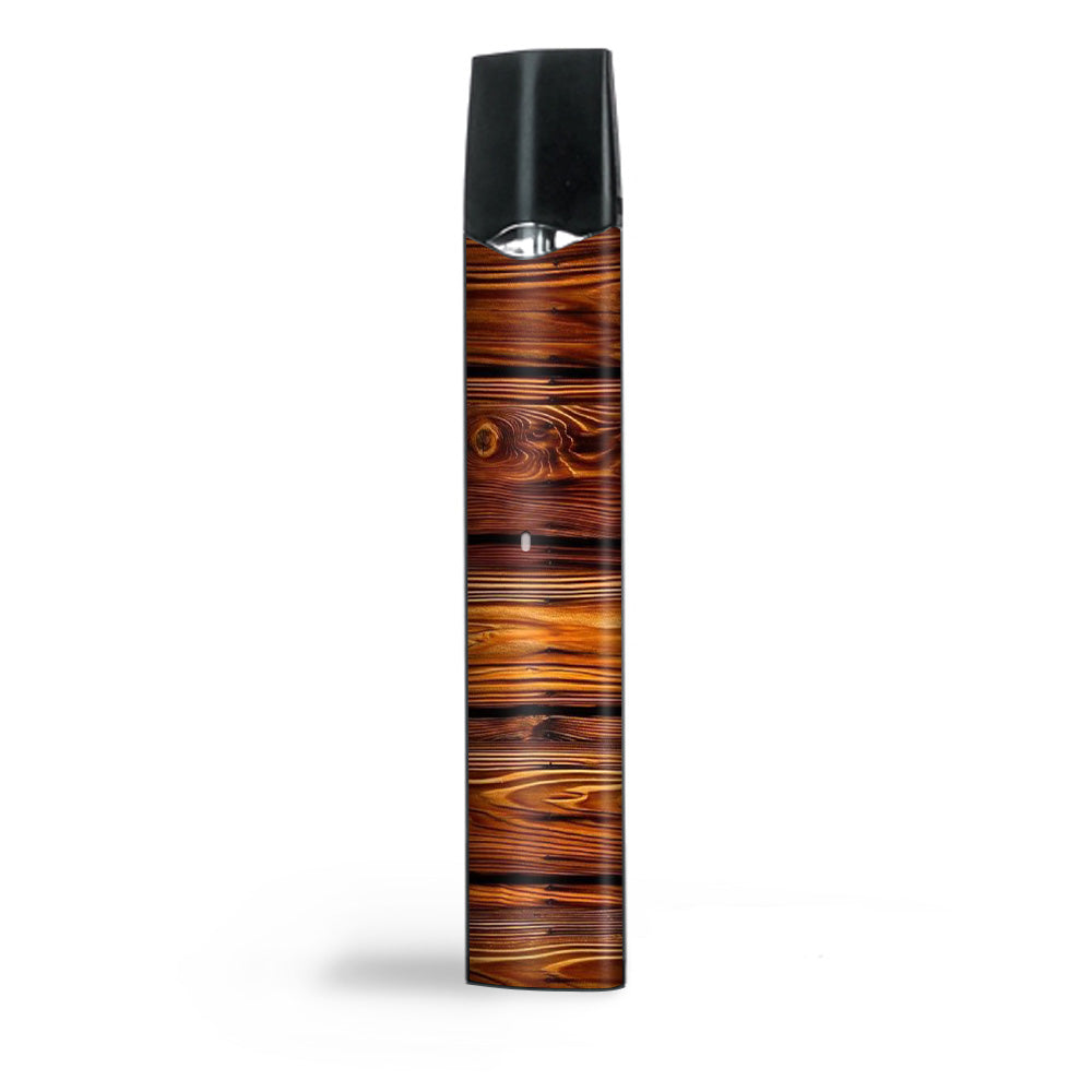  Red Deep Mahogany Wood Pattern Smok Infinix Ultra Portable Skin