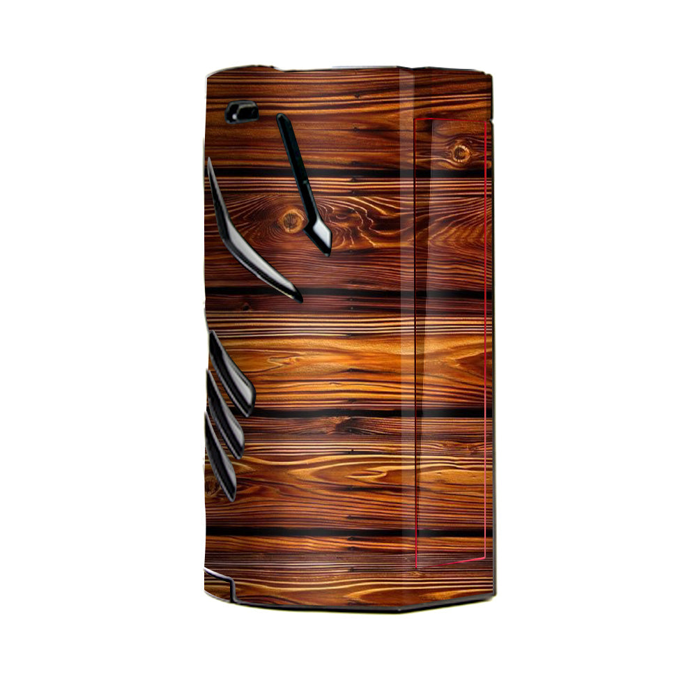  Red Deep Mahogany Wood Pattern T-Priv 3 Smok Skin