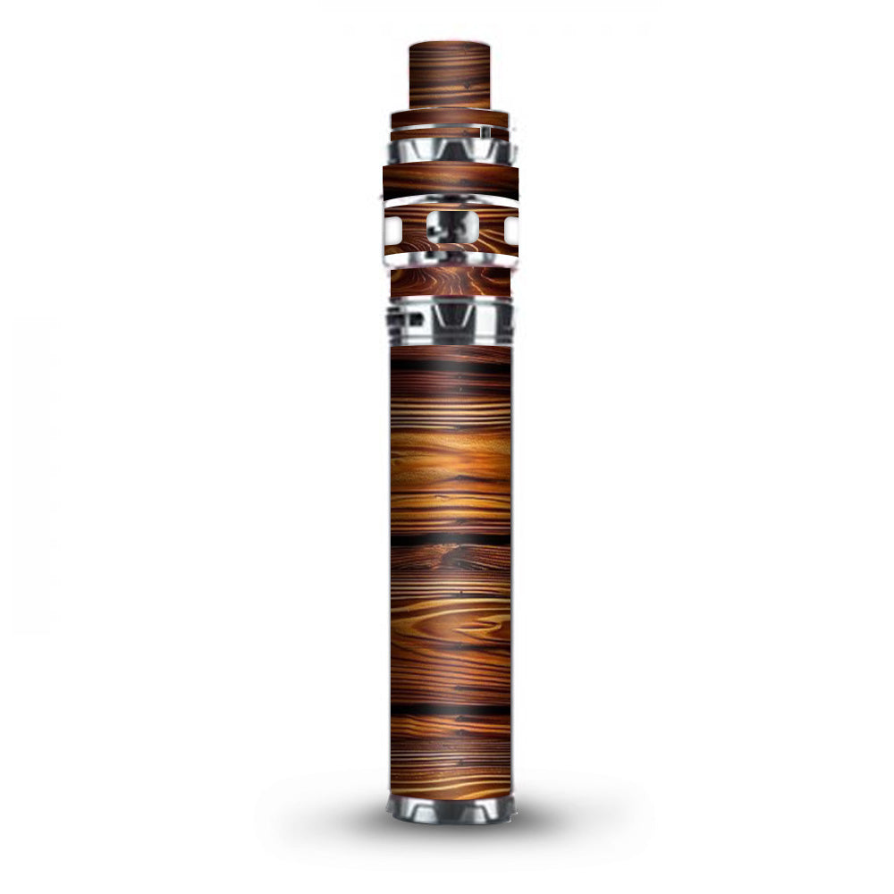  Red Deep Mahogany Wood Pattern Stick Prince TFV12 Smok Skin