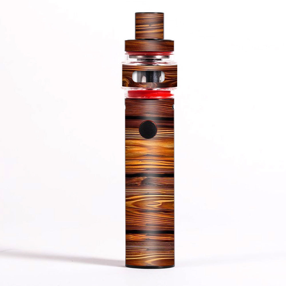  Red Deep Mahogany Wood Pattern Smok Pen 22 Light Edition Skin