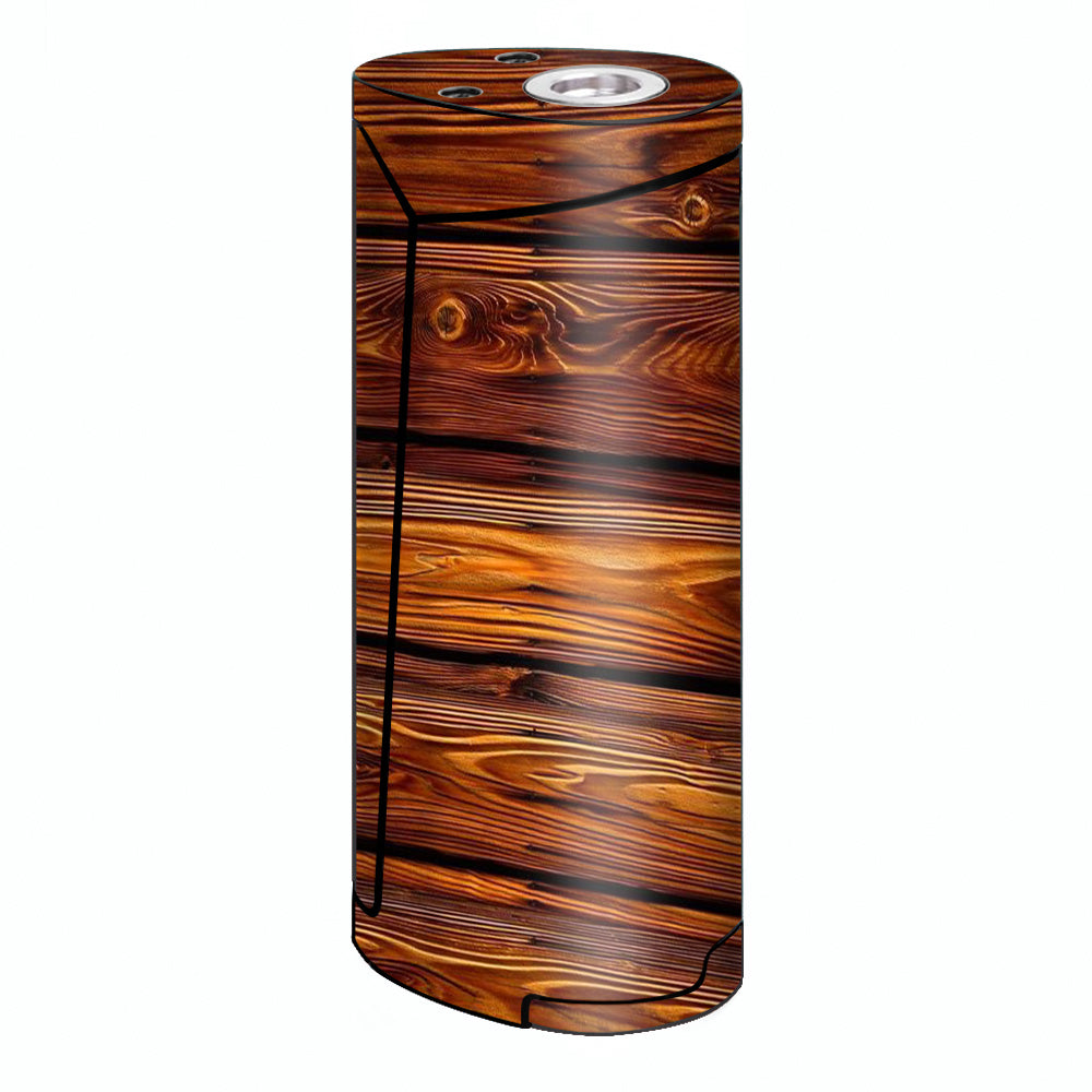  Red Deep Mahogany Wood Pattern Smok Priv V8 60w Skin