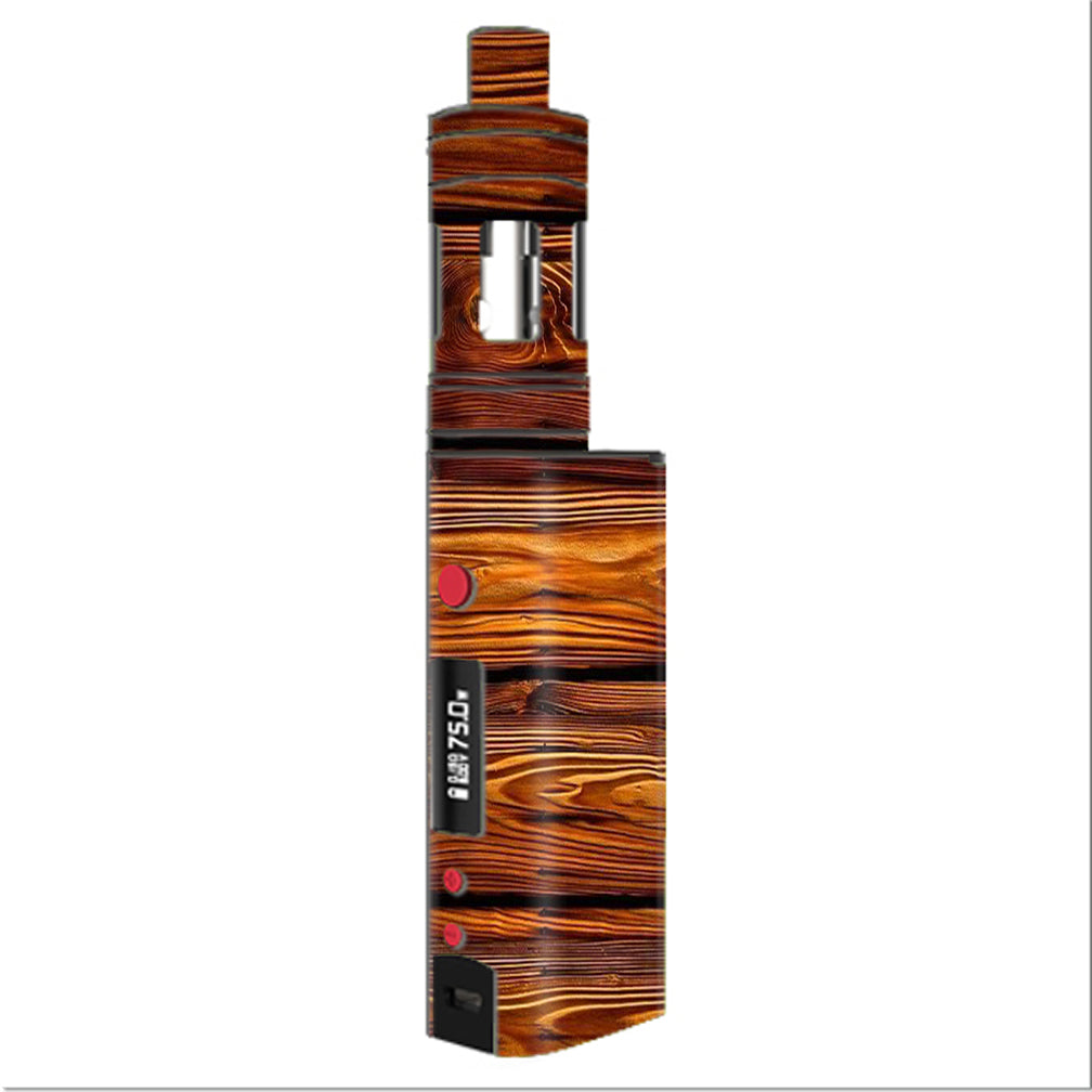 Skin Decal for Kangertech TopBox Vape Mod / Red Deep Mahogany Wood ...