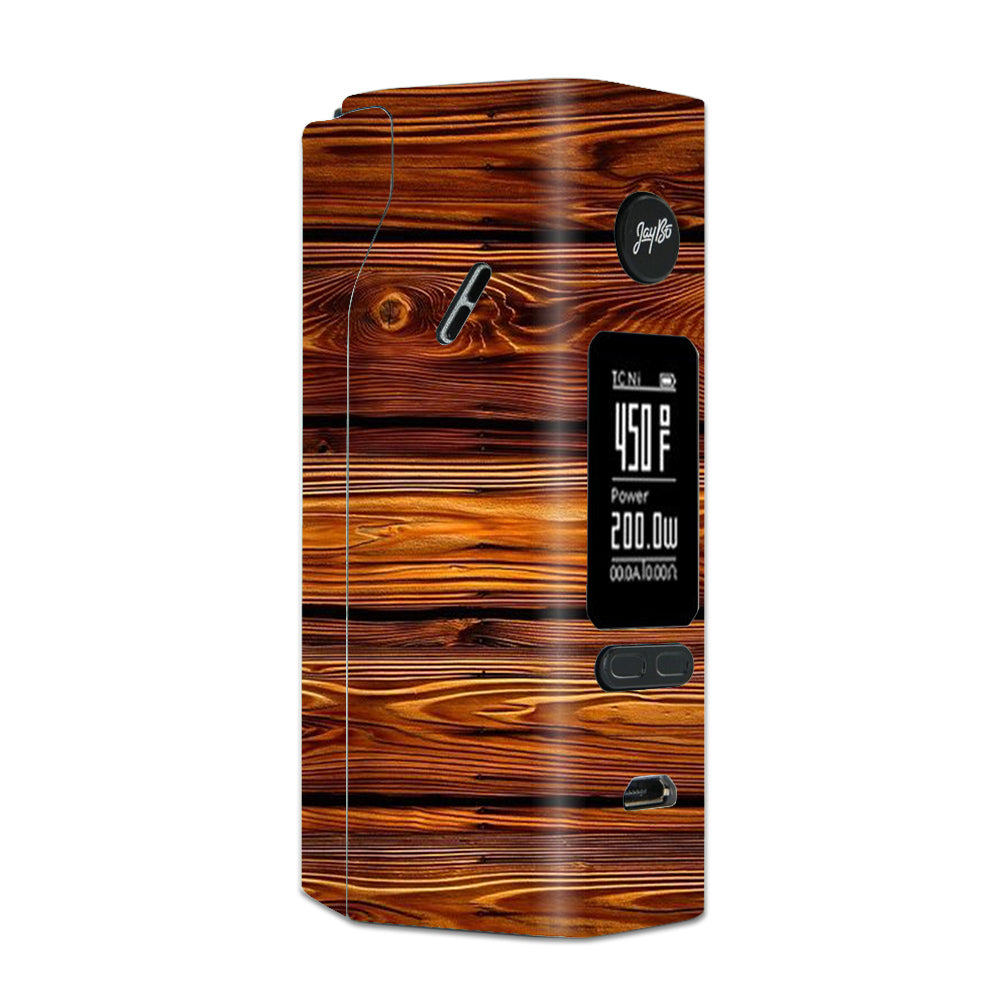  Red Deep Mahogany Wood Pattern Wismec Reuleaux RX 2/3 combo kit Skin