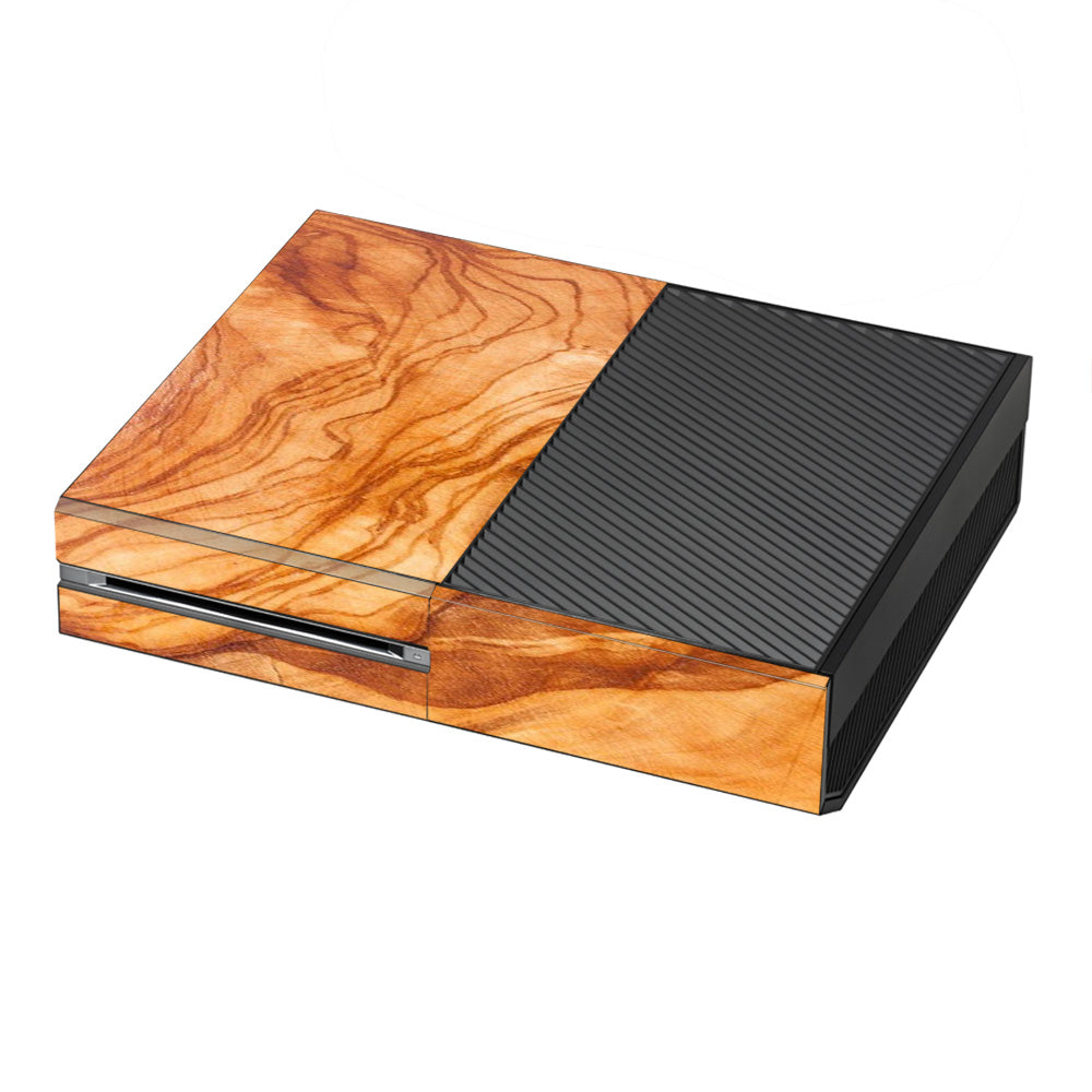  Marble Wood Design Cherry Mahogany Microsoft Xbox One Skin