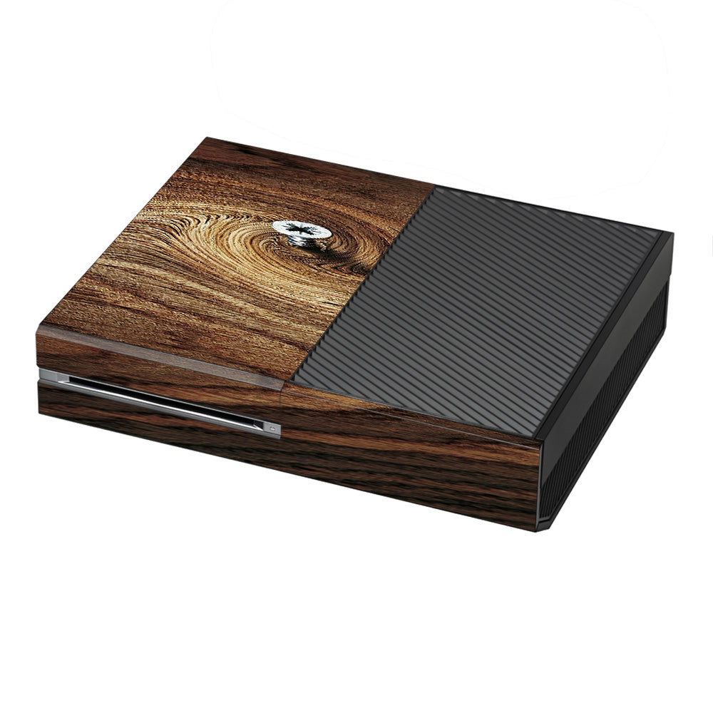  Dark Wood Knot Screw In Walnut Microsoft Xbox One Skin