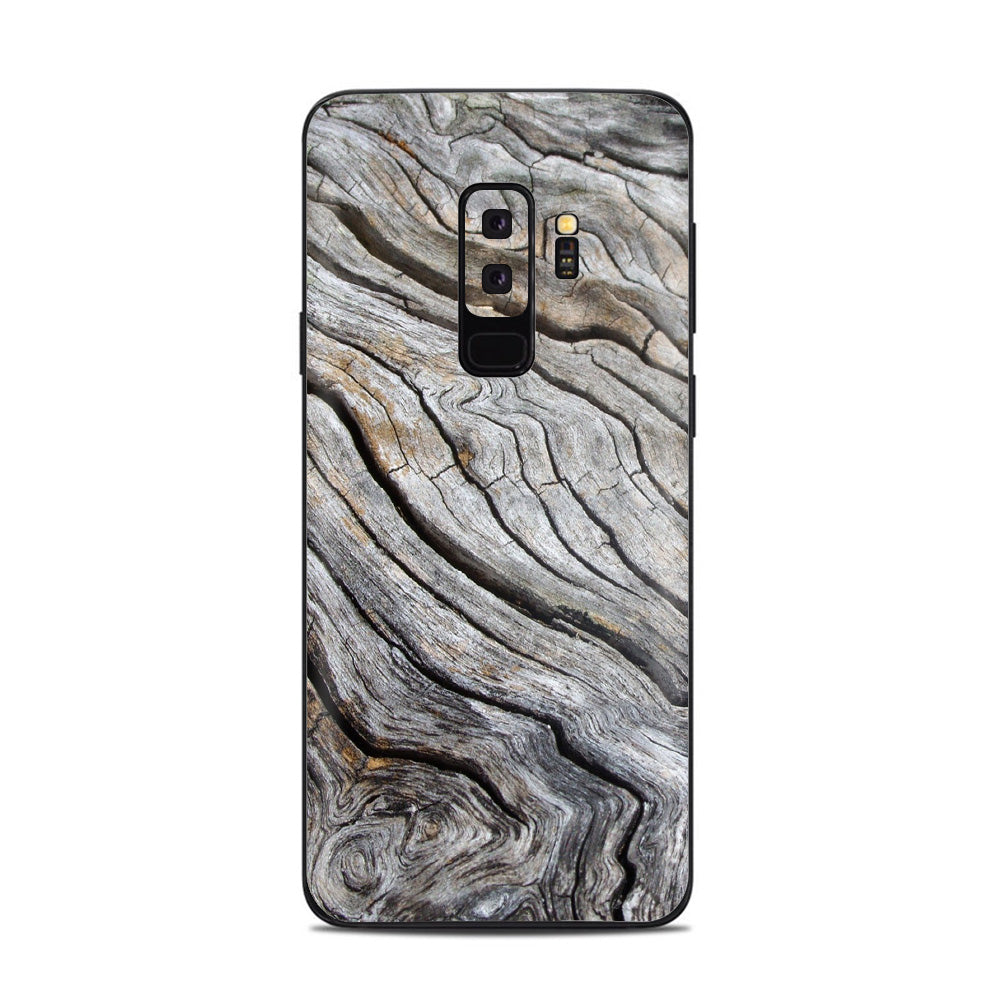  Drift Wood Reclaimed Oak Log Samsung Galaxy S9 Plus Skin