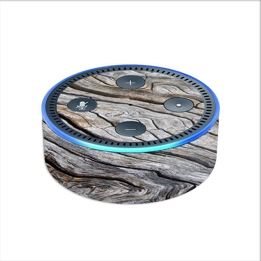  Drift Wood Reclaimed Oak Log Amazon Echo Dot 2nd Gen Skin