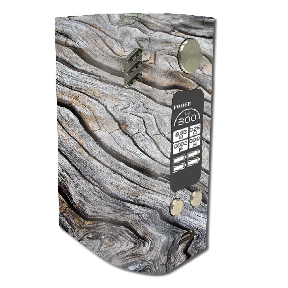  Drift Wood Reclaimed Oak Log Wismec Reuleaux RX300 Skin