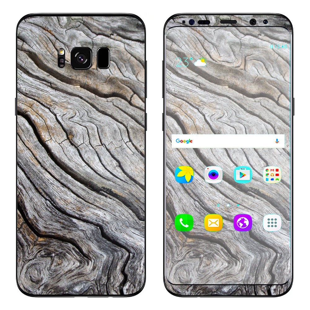  Drift Wood Reclaimed Oak Log Samsung Galaxy S8 Plus Skin