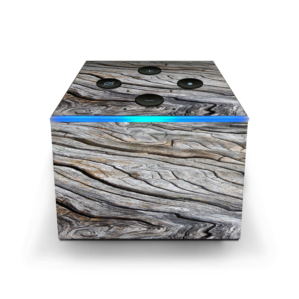  Drift Wood Reclaimed Oak Log Amazon Fire TV Cube Skin
