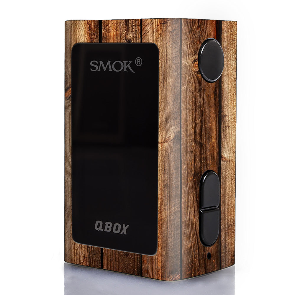  Wood Panels Cherry Oak Smok Q-Box Skin