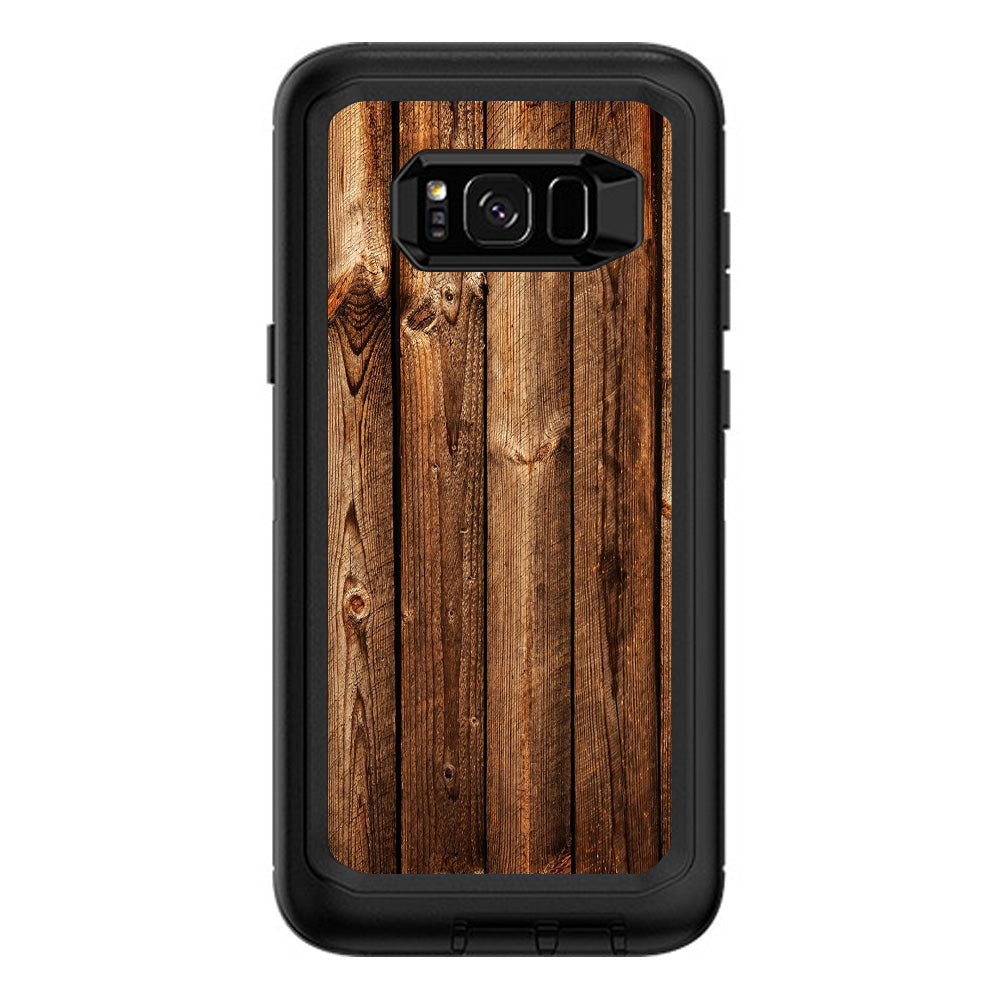  Wood Panels Cherry Oak Otterbox Defender Samsung Galaxy S8 Plus Skin