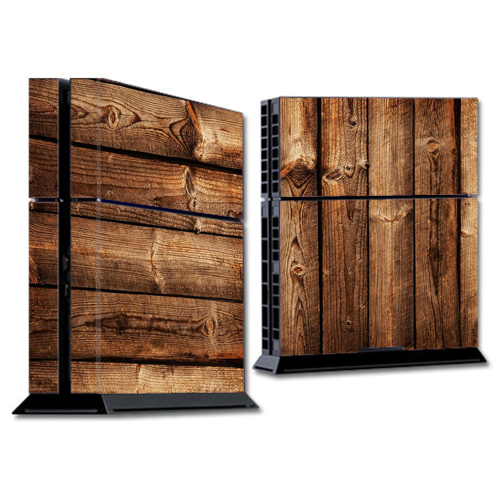  Wood Panels Cherry Oak Sony Playstation PS4 Skin