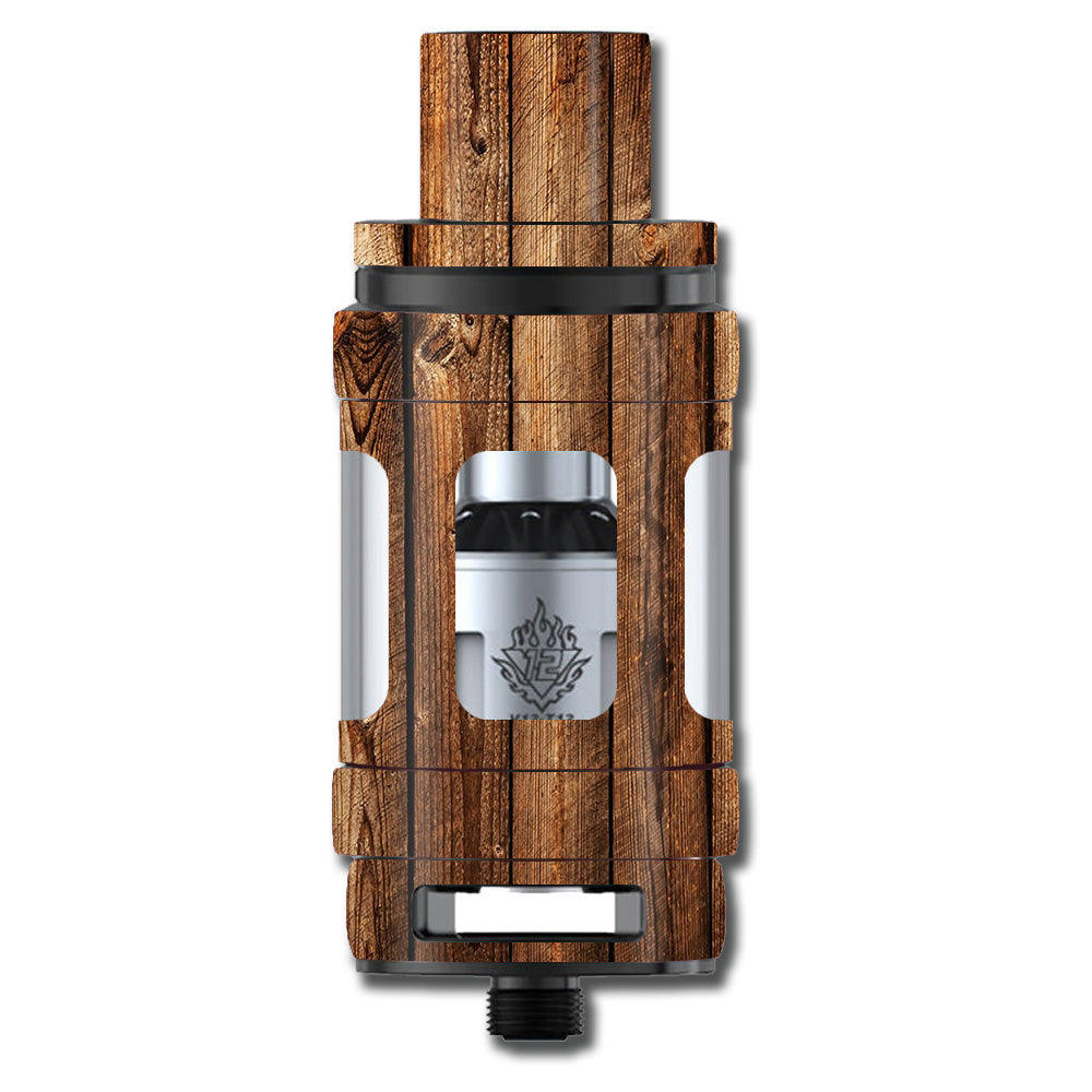  Wood Panels Cherry Oak Smok TFV12 Tank Skin