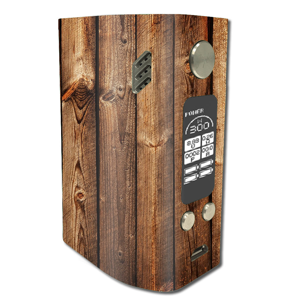  Wood Panels Cherry Oak Wismec Reuleaux RX300 Skin