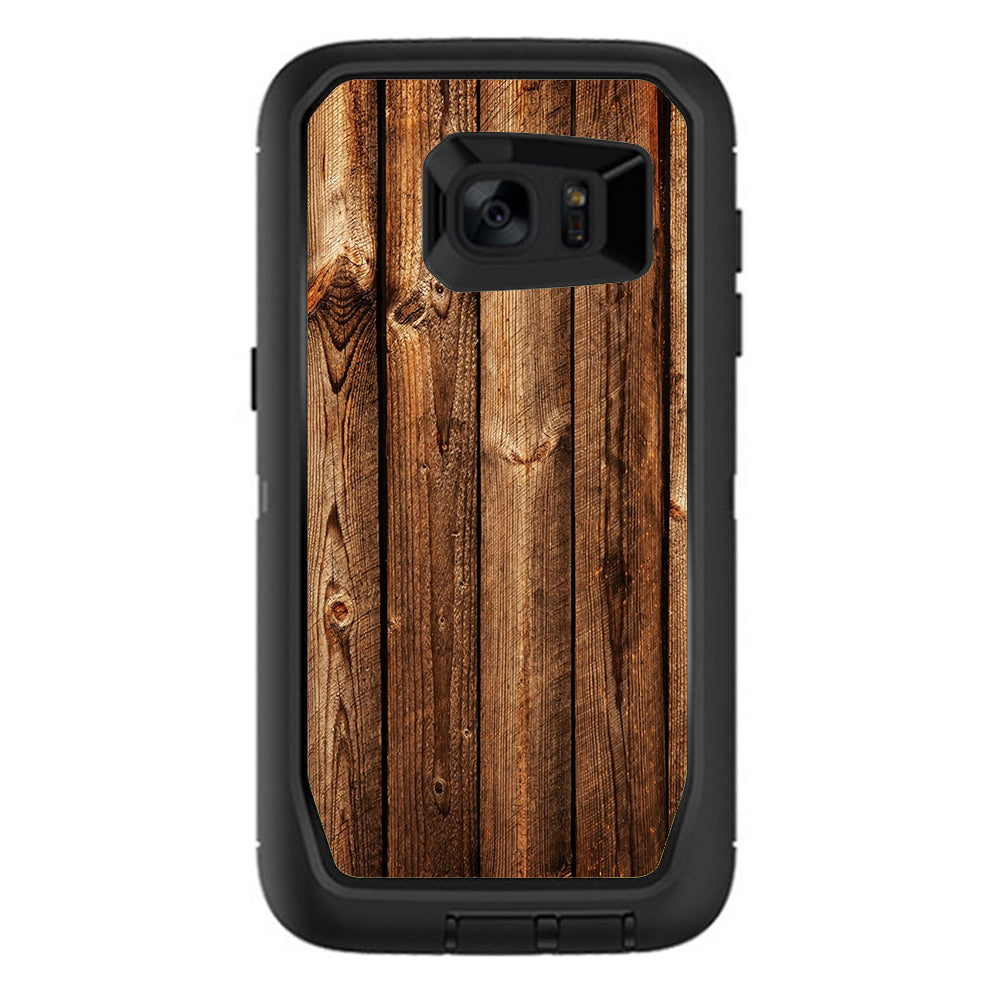  Wood Panels Cherry Oak Otterbox Defender Samsung Galaxy S7 Edge Skin