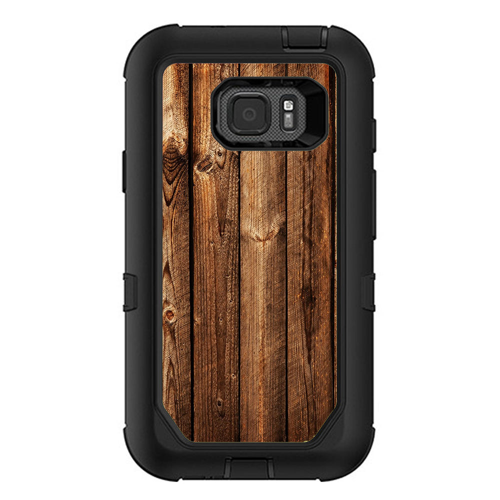  Wood Panels Cherry Oak Otterbox Defender Samsung Galaxy S7 Active Skin