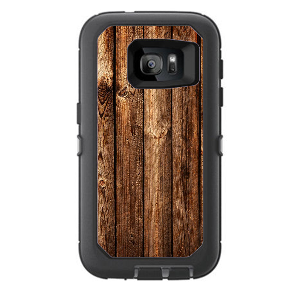  Wood Panels Cherry Oak Otterbox Defender Samsung Galaxy S7 Skin
