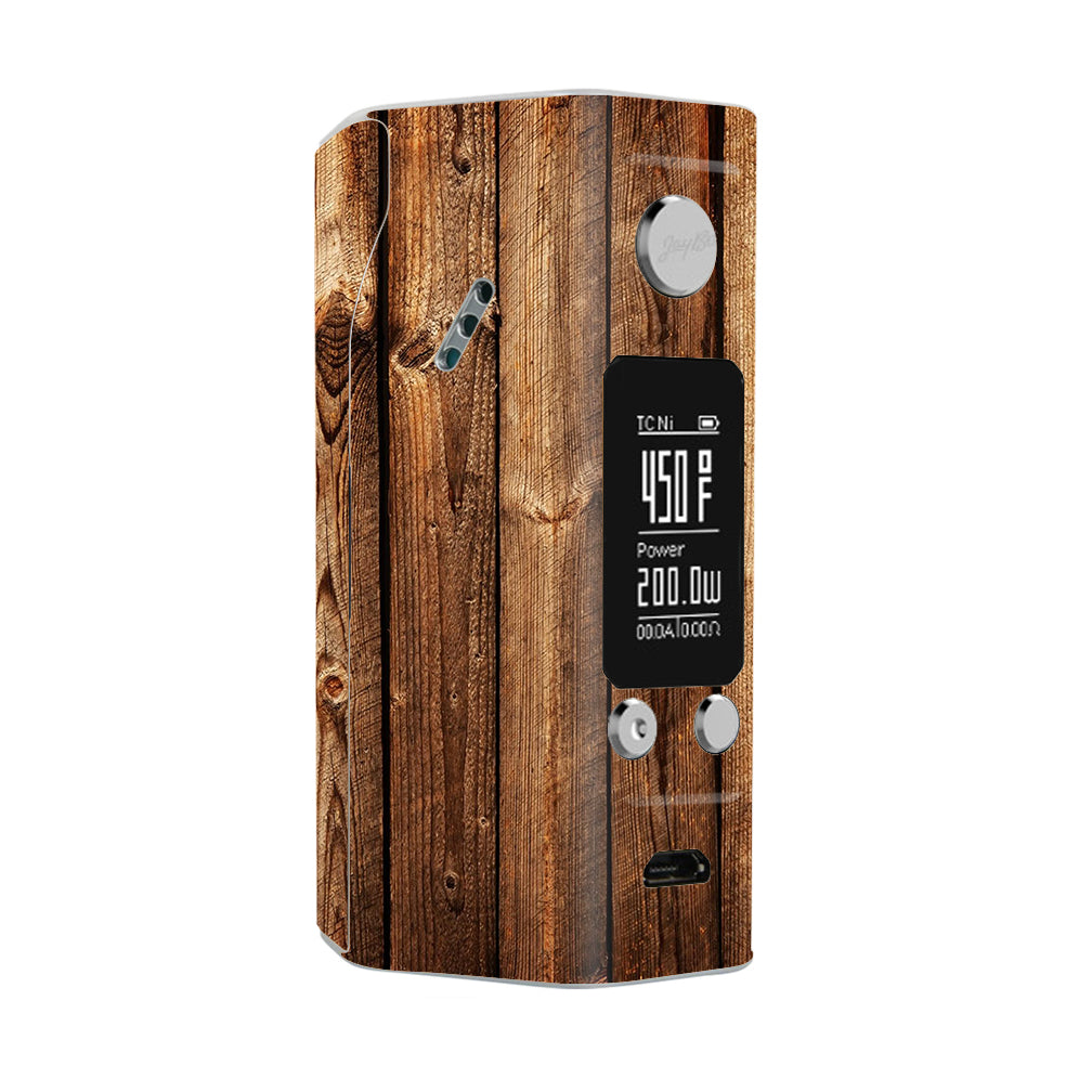  Wood Panels Cherry Oak Wismec Reuleaux RX200S Skin