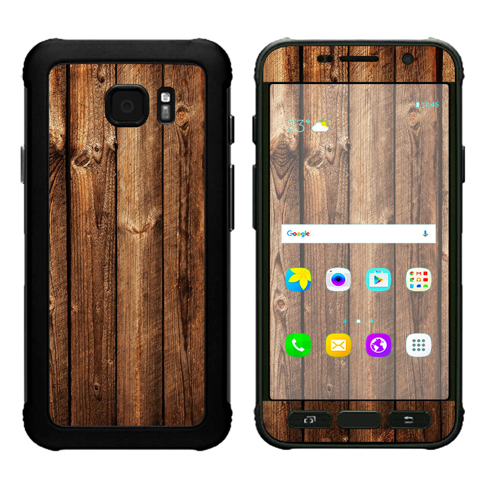  Wood Panels Cherry Oak Samsung Galaxy S7 Active Skin