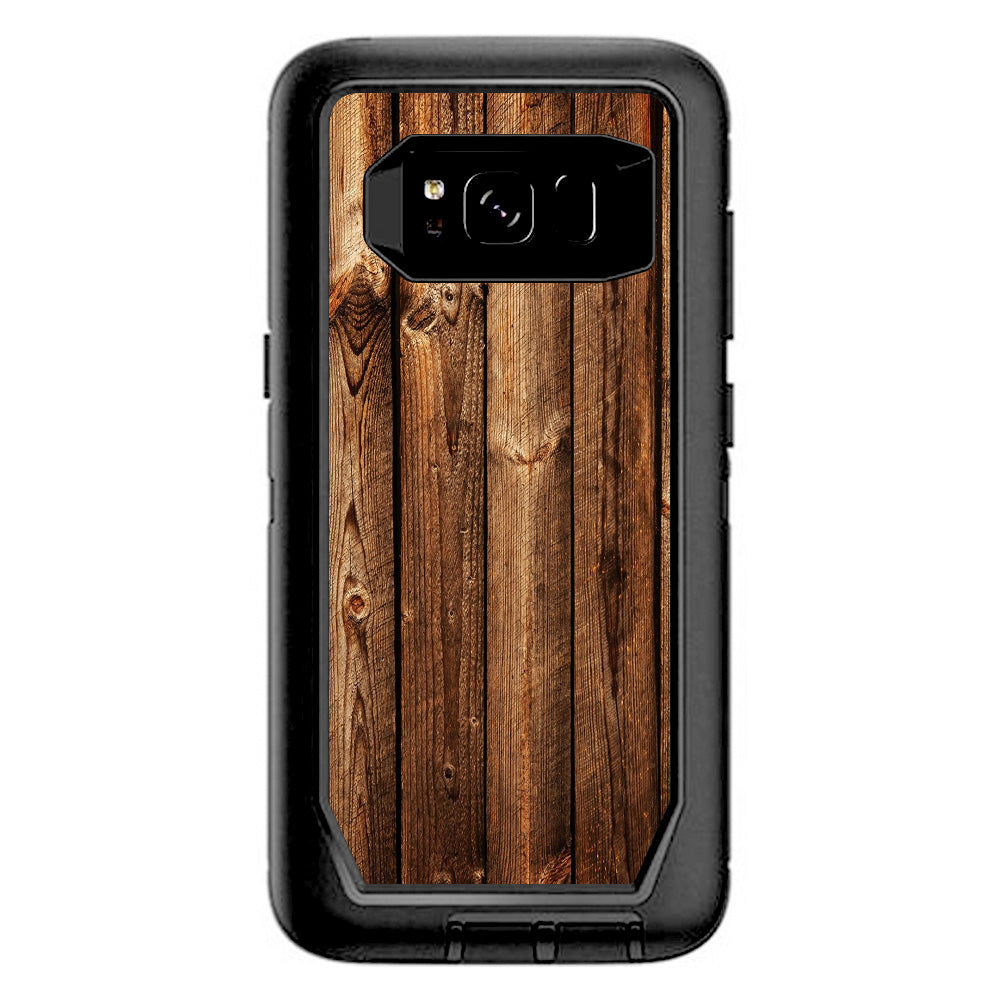  Wood Panels Cherry Oak Otterbox Defender Samsung Galaxy S8 Skin
