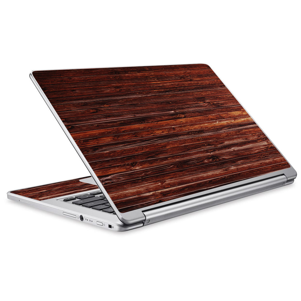  Redwood Design Aged Reclaimed Acer Chromebook R13 Skin