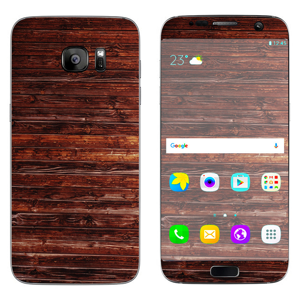  Redwood Design Aged Reclaimed Samsung Galaxy S7 Edge Skin